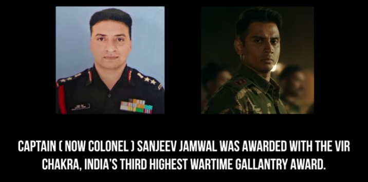 Captain Sanjeev Jamwal played by Shiv Pandit
