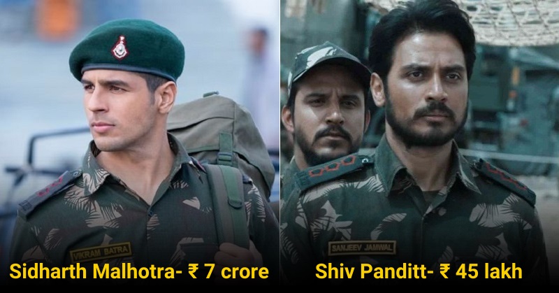 Shershaah Star Cast salary