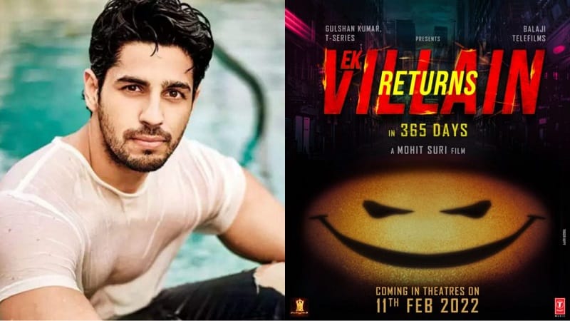 Siddharth Malhotra Ek Villain Returns