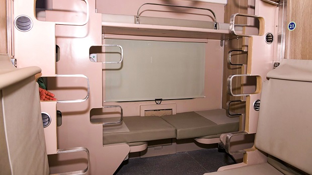 3 tier ac sleeper coach train