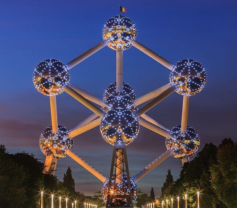 Atomium in Brussels, Belgium