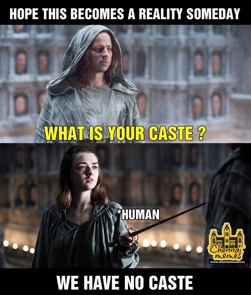 asking people their caste