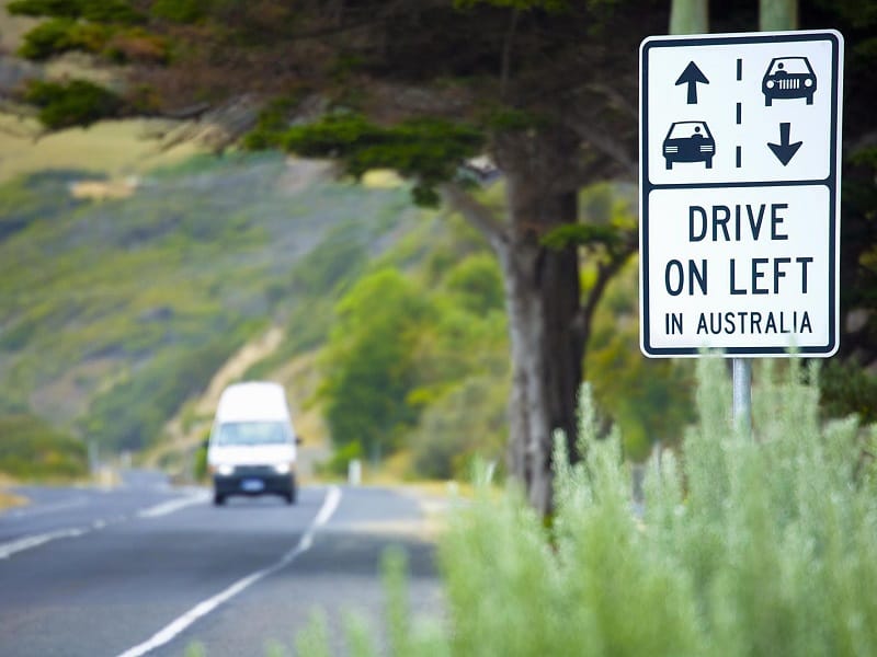 drive in Australia