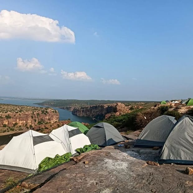 gandikota camping tents