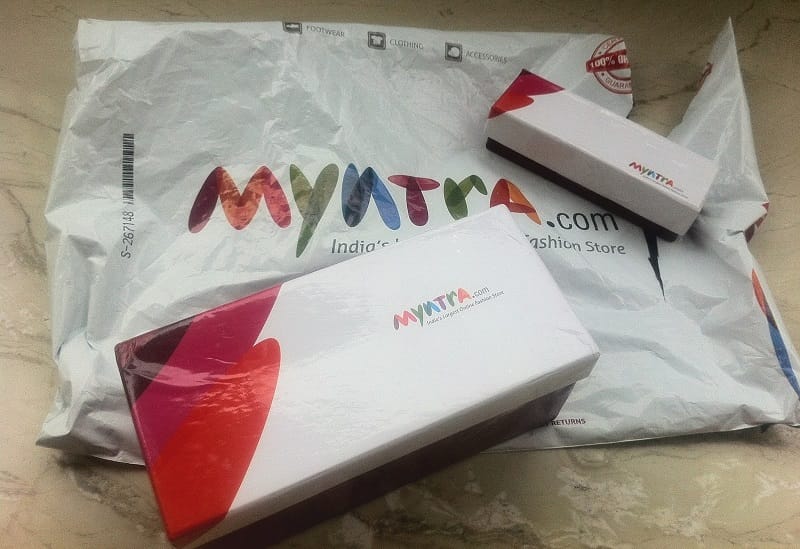 Myntra delivery packet