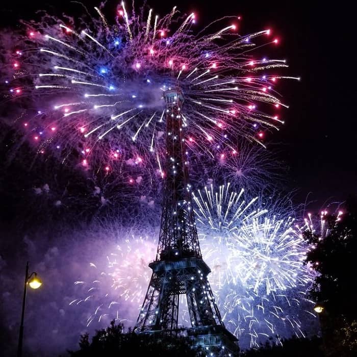 New year in Paris