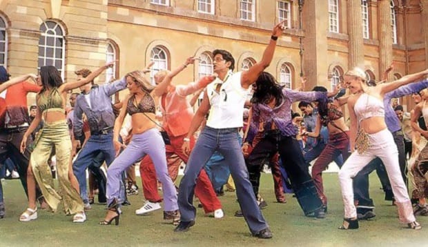 flash mob in bollywood movie