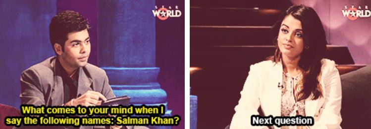 Aishwarya Rai on Salman Khan