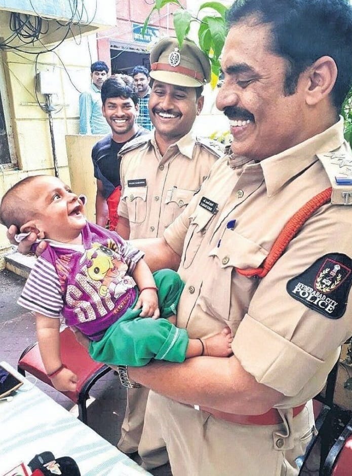 R Sanjay Kumar saved baby