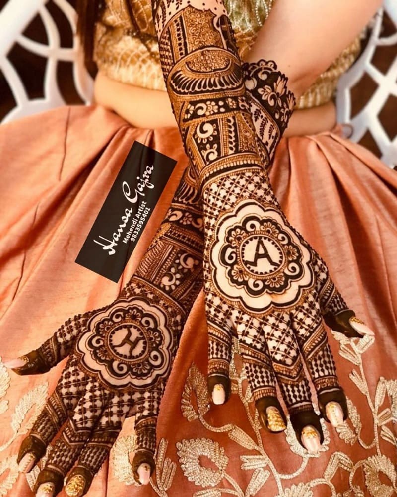 learn Border heena design for bridal mehndi | unique intricate Border -  YouTube | Beginner henna designs, Mehndi art designs, Heena design
