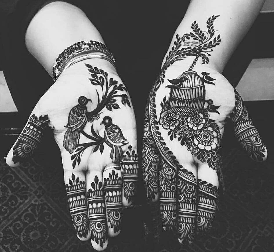 new simple mehndi design