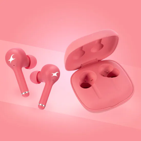 Reflex Tunes Truly Wireless Pink Ear Buds With 40 Hrs Battery Life