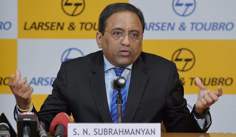 SN Subrahmanyan- CEO of Larsen & Toubro