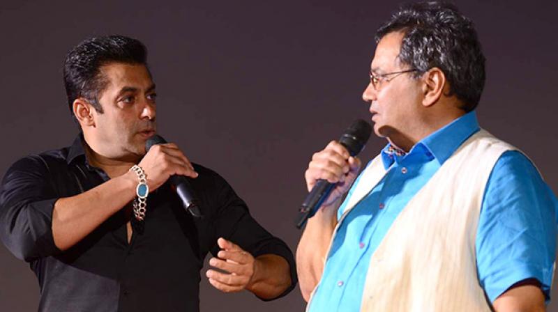 Salman Khan and Subhash Ghai fight