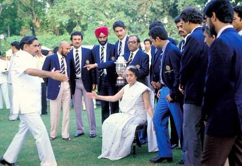 world cup team Indira Gandhi