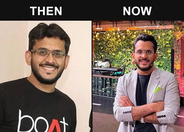 Aman Gupta Then Now