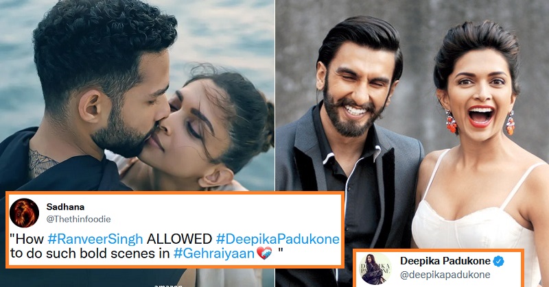 Deepika Padukone reply to Gehraiyaan Kiss
