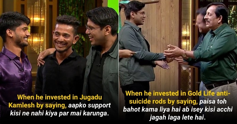 6 Times Peyush Bansal Proved That He Is More Than Just An Investor On Shark  Tank India