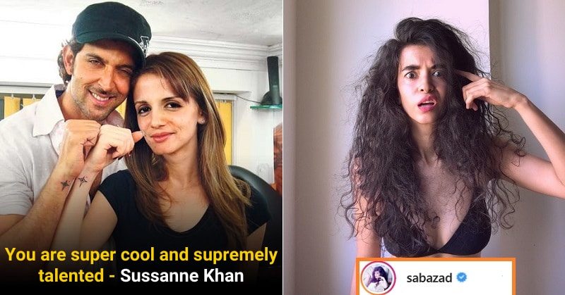 Saba Azad Reply Sussanne Khan