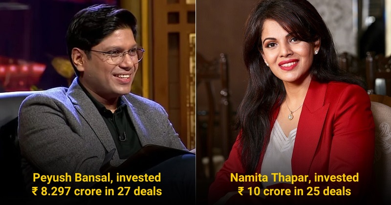 Shark Tank India investment by judges