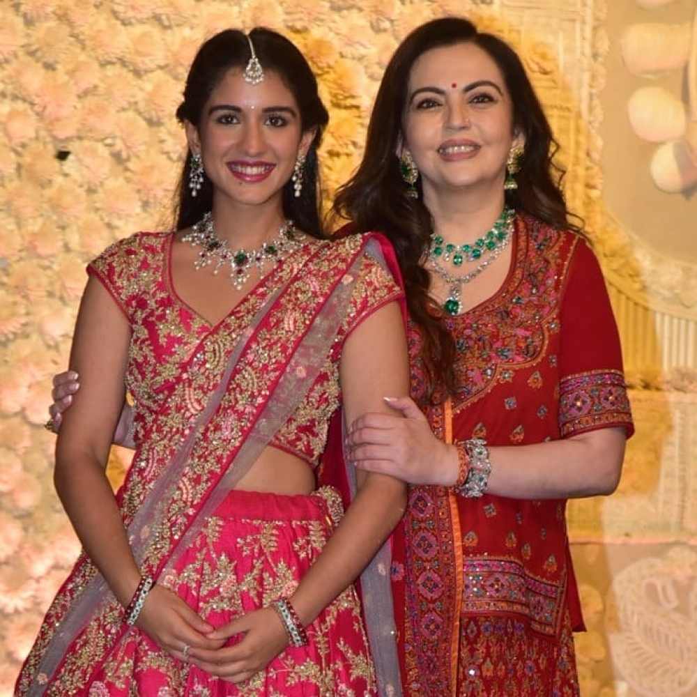 Radhika Merchant with Nita Ambani