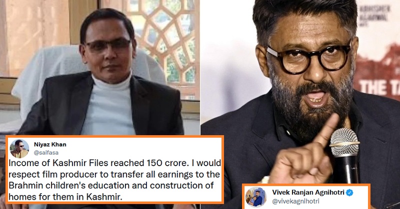 Vivek Agnihotri Reply IAS