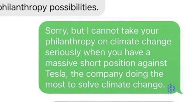 Elon Musk Bill Gates chat leaked