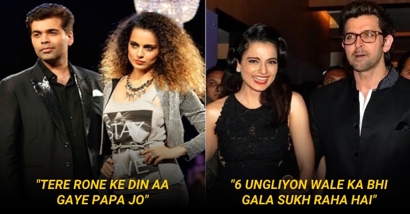 Kangana Ranaut slam bollywood celebrities