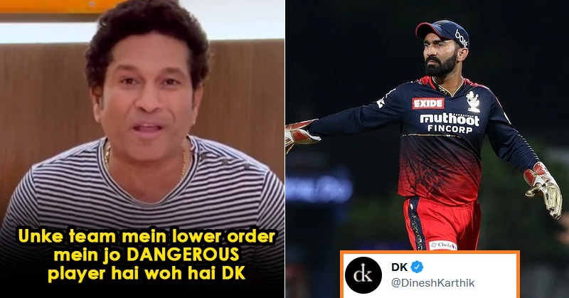 Sachin praises dinesh karthik