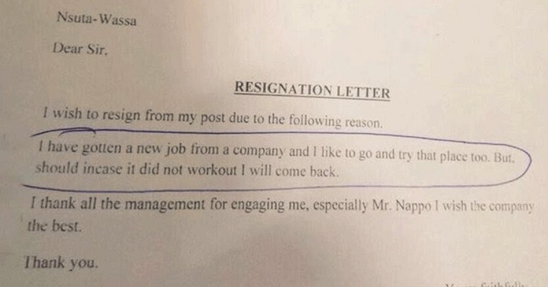 23 Funny Resignation Letters From People Who Quit Their Jobs With Style