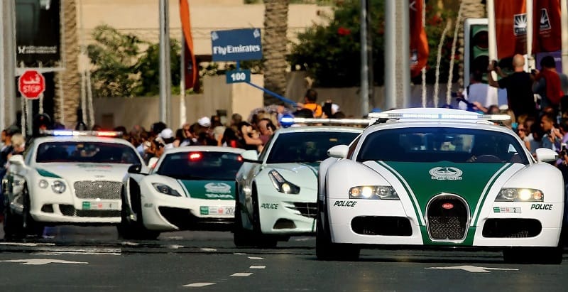 dubai police cars