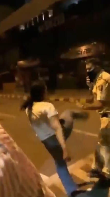 Drunk Woman Misbehaves With Cop