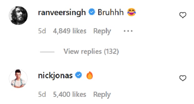 Nick Jonas reaction on Priyanka bikini photo