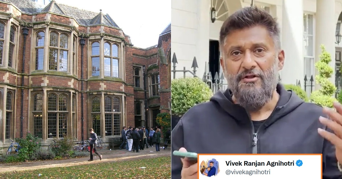 Oxford Union cancels Vivek Agnihotri event