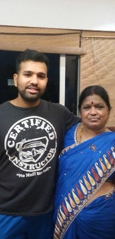 Rohit sharma mother