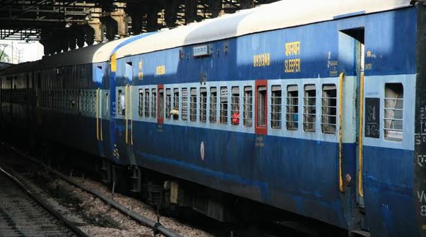 indian railway Blue coaches