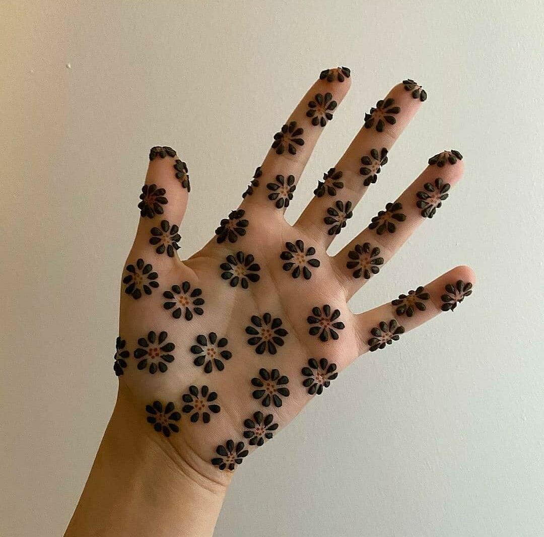 50 Timeless Allure of Henna Designs : Minimalist Dots I Take You | Wedding  Readings | Wedding Ideas | Wedding Dresses | Wedding Theme