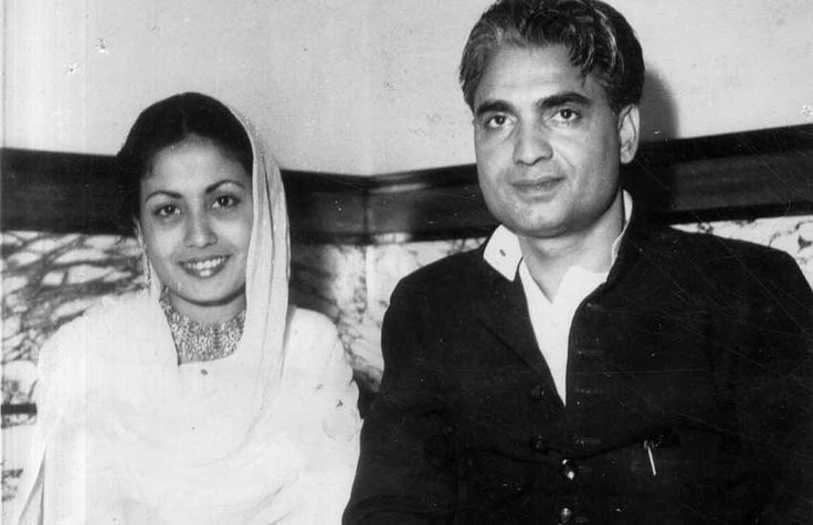 Meena Kumari with Kamal Amrohi
