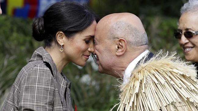 New Zealand, the Maori hongi gesture