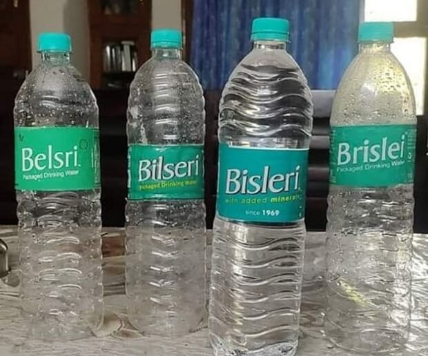 fake bisleri bottles