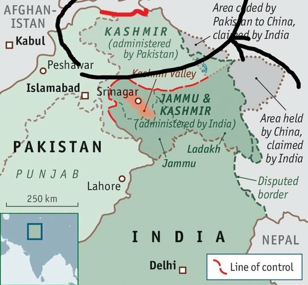 india afghanistan border