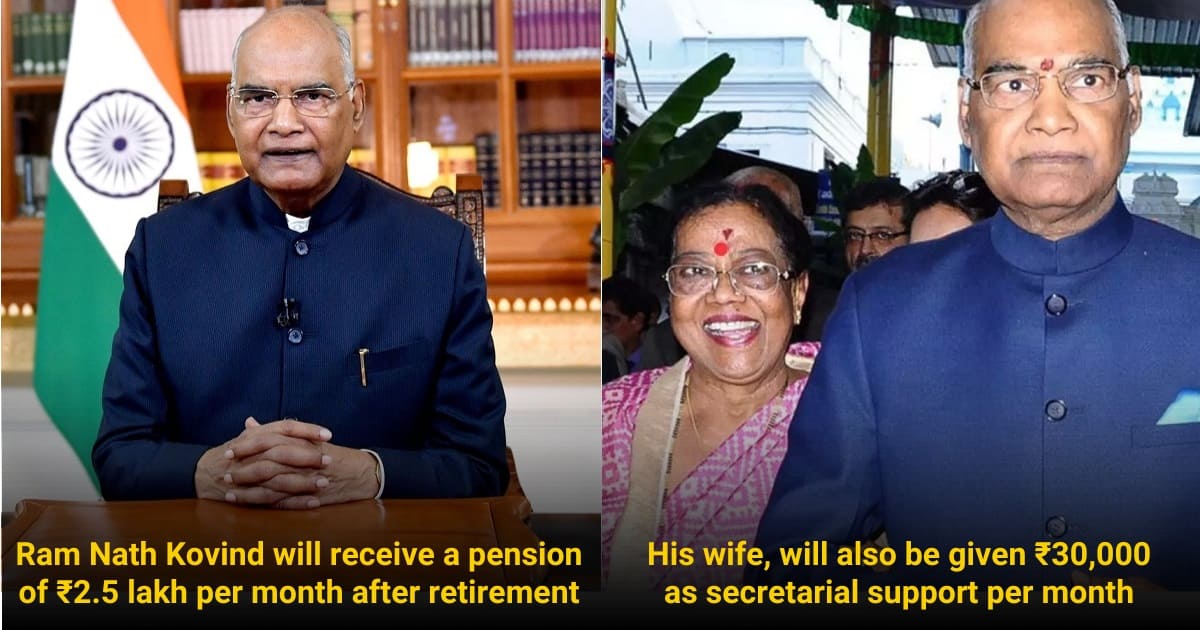 retirement benefits of president of india