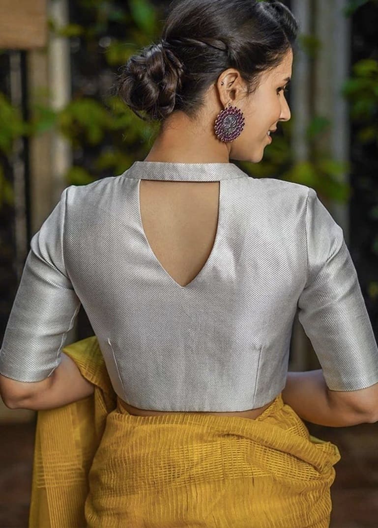 28 Silk Saree Blouse Designs That Will Bring Out The Elegance In You