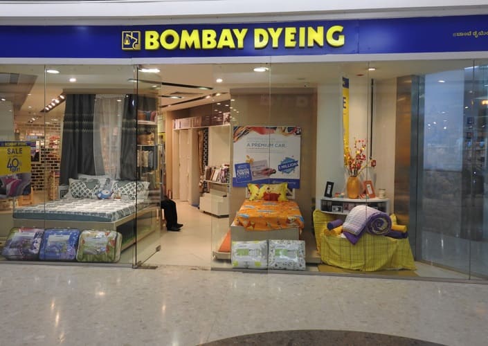 Bombay Dyeing showroom
