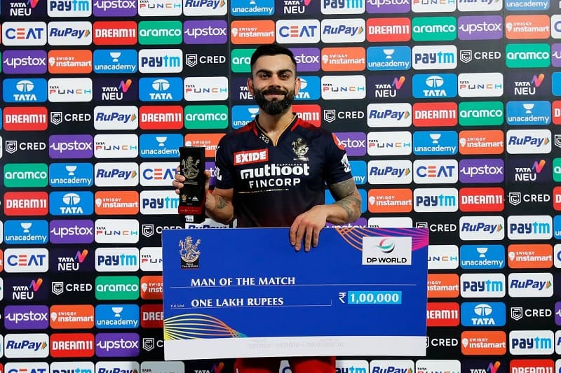 Man of the Match - Virat Kohli