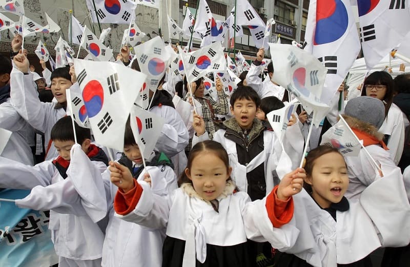 North Korea And South Korea independence