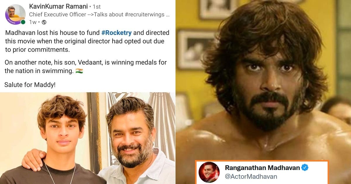 R Madhavan lost his house for Rocketry fact