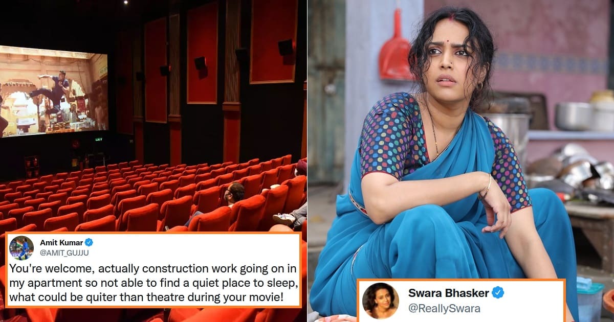 Swara Bhasker’s Reply To Troll Who Said He Would Sleep During Her Film Is Viral