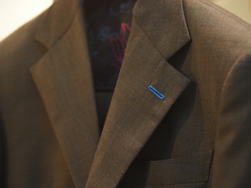 A lapel buttonhole