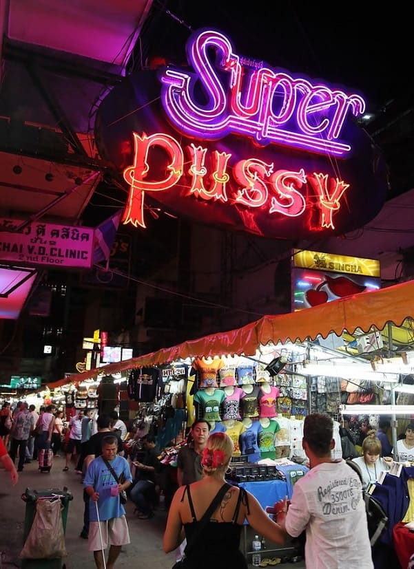 Patpong Market, Bangkok, Thailand red light area